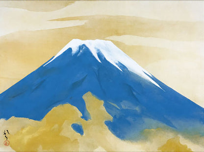 Kawabata Ryushi "Fuji (Mount Fuji)" Mini Hanging Scroll | Masterpiece Art Print