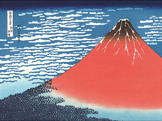 浮世絵 葛飾北斎 凱風快晴 富嶽三十六景