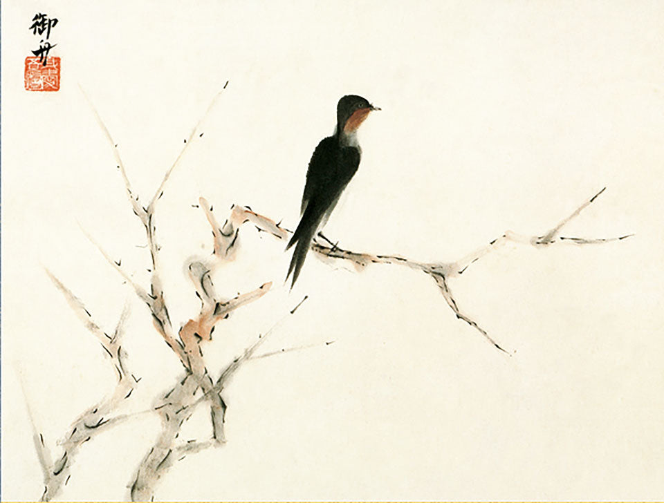 名画複製画　つばめ　速水御舟