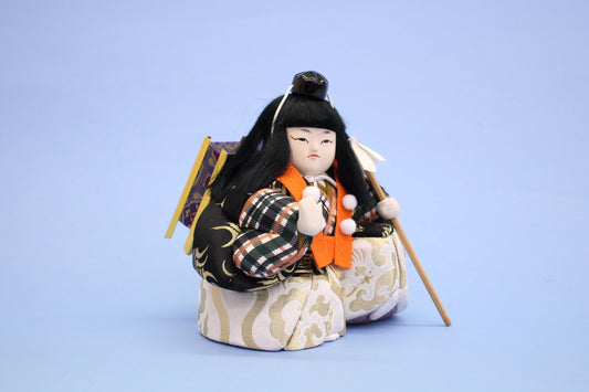 木目込み人形 　JUHO-TOUGEI  六法弁慶　左から