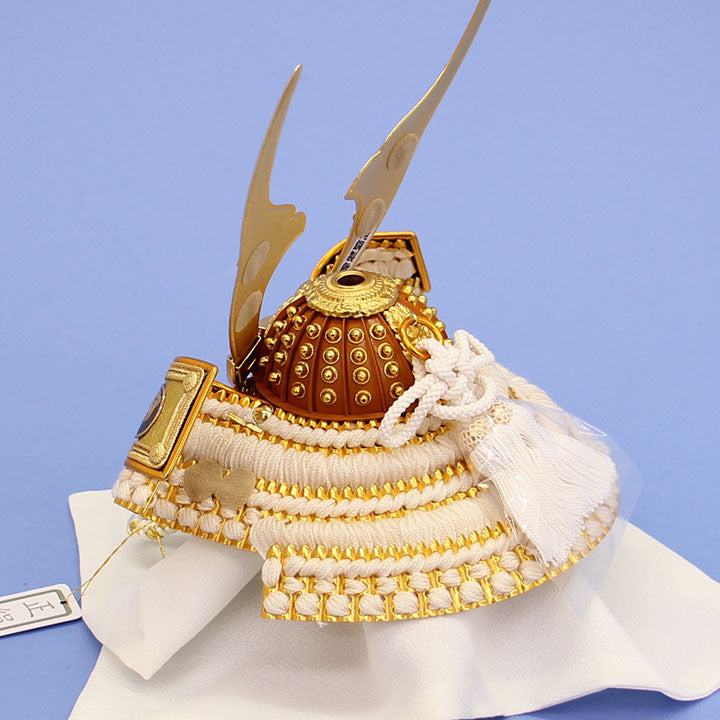 五月人形 単品兜 高さ23cm 仰秀作　６号　雄山兜　櫃なし