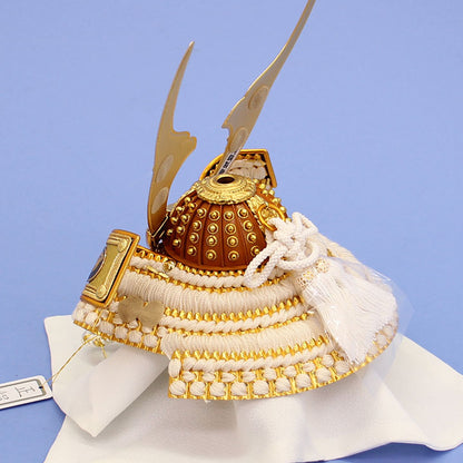 五月人形 単品兜 高さ23cm 仰秀作　６号　雄山兜　櫃なし