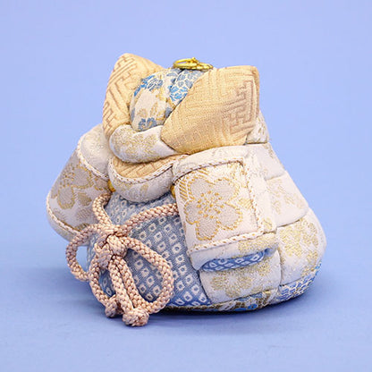 木目込みミニ兜 BLANCO 収納セット　青横