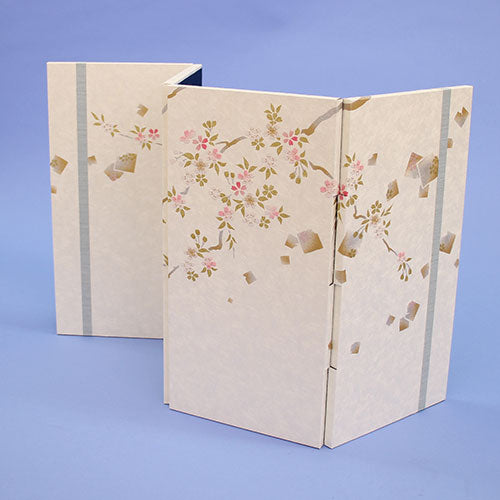 ensemble complet poupée Hina et paravent à plateforme, largeur 60 cm, n° 20, Aozakura