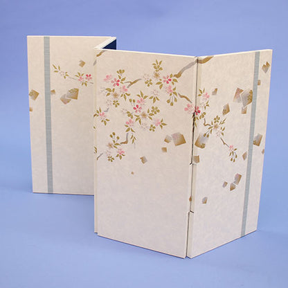 ensemble complet poupée Hina et paravent à plateforme, largeur 60 cm, n° 20, Aozakura