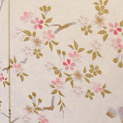 Présentoir de poupées Hina plates, largeur 60 cm, style pastel Kyoto XIIIe, prince et princesse Yusoku Aozakura