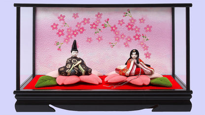 木目込み雛人形 ケース入り寿鳳作春花 桜