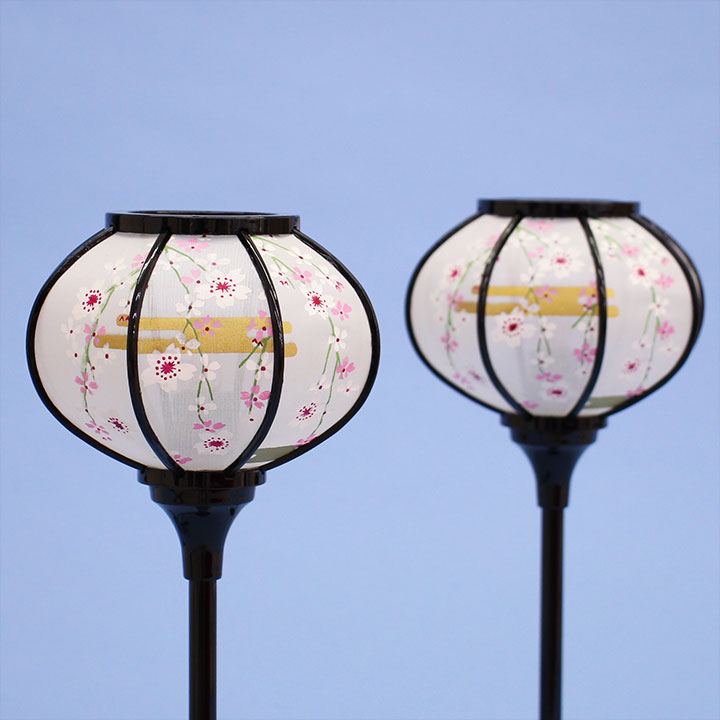 雛人形ぼんぼり  （樹脂製）コード付き29cm平成1号　消灯