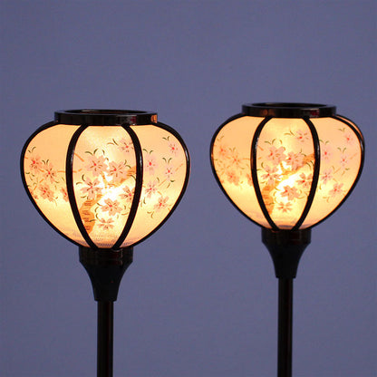 Lanterne poupée Hina (résine) avec cordon lumineux 27 cm 20 pièces