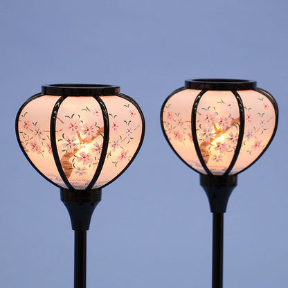 Lanterne poupée Hina (résine) avec cordon lumineux 27 cm 20 pièces