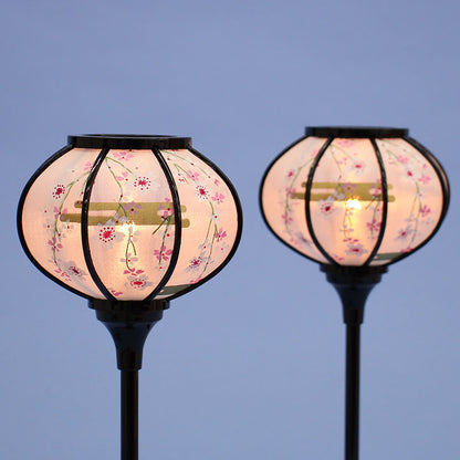 雛人形ぼんぼり  （樹脂製）コード付き29cm平成1号　明所点灯