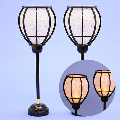 Lanterne poupée Hina (en boise) 33 cm taille moyenne Natsume LED sans fil