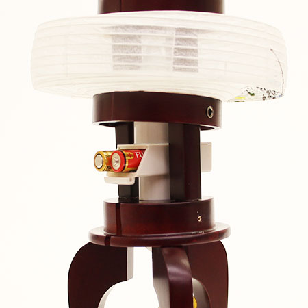 紧凑型盂兰盆节灯笼 樱花号4（木槿与桔梗）高度31厘米 LED无线家用灯笼