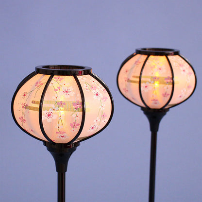 Lanterne poupée Hina (résine) 33 cm Heisei n° 2 LED sans fil Yanagi