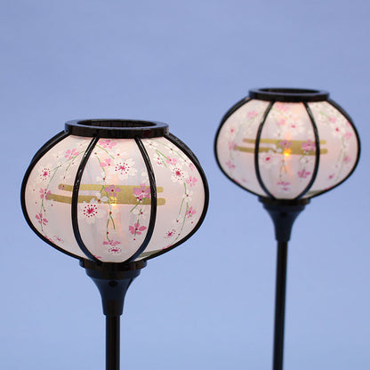 Lanterne poupée Hina (résine) 33 cm Heisei n° 2 LED sans fil Yanagi