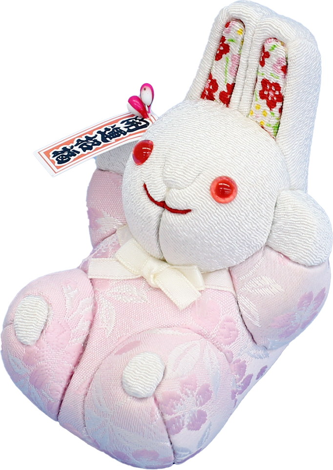 木目込み 稚児うさぎ