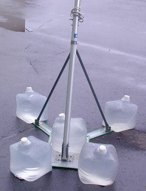 鯉のぼり用ガーデンベランダスタンド ポール矢車セット　オプション水タンク