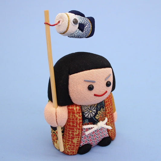 木目込み人形 No218　つよしくん(げんき)　横から