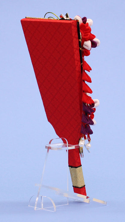 JUHO-TOUGEI 髪飾り羽子板 ゴージャス　アクリルスタンド付き　後ろから