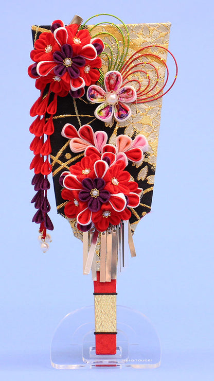 JUHO-TOUGEI 髪飾り羽子板 ゴージャス　アクリルスタンド付き