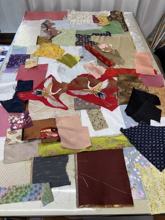 特价锦缎布料碎片・数量限定・E型