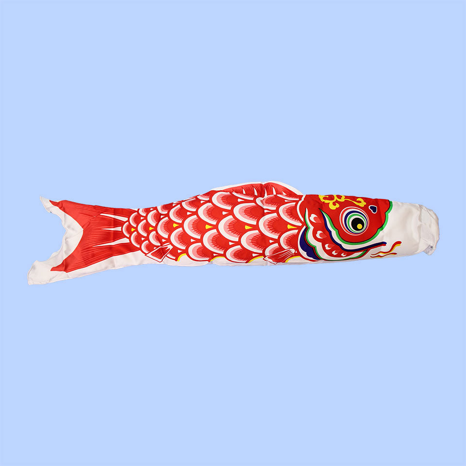 Single carp streamer 0.9m polyester satin feather robe