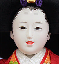 雛人形ケース飾り 五人 のぞみ　姫顔