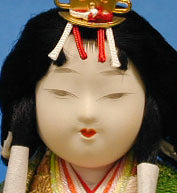 木目込み雛人形 No167 寿鳳親王　姫顔