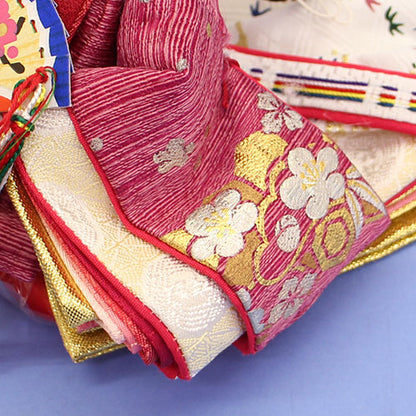 雛人形収納飾り 柳親王研ぎタメ塗引き出し式　姫袖