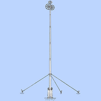 武者のぼり用ポール (5.5m用) 武者のぼり用ポール (5.5m用) 2025年度 新作 日本製 節句 武者 幟