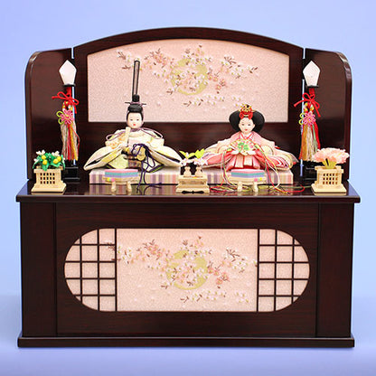 桜橘 高さ 5,5cm彩ミニ桜橘(白井垣)　飾りサイズイメージ