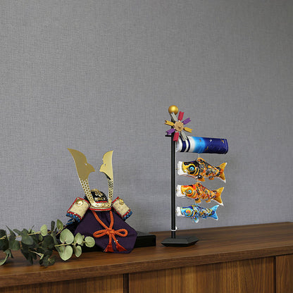 室内用鯉のぼり。卓上鯉のぼり京錦　イメージ