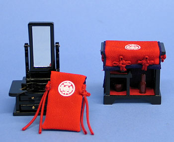 松葉油単(木製)　鏡台　台子