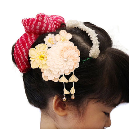 髪飾り羽子板ましろ簪　髪飾りイメージ