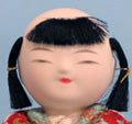 木目込み雛人形 葵五人囃子　顔