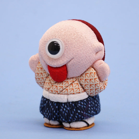 木目込み人形 　 一つ目小僧　横から