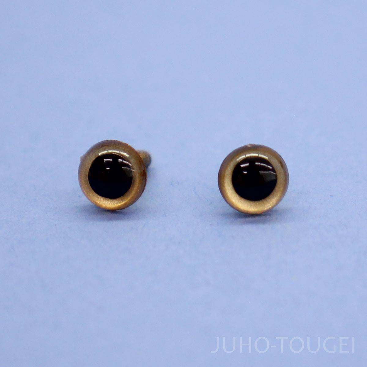 Handicraft Parts ② Safety Eyes, Set of 10 (Gold)