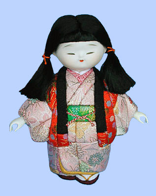 木目込み人形 No146 夕焼け(妹)