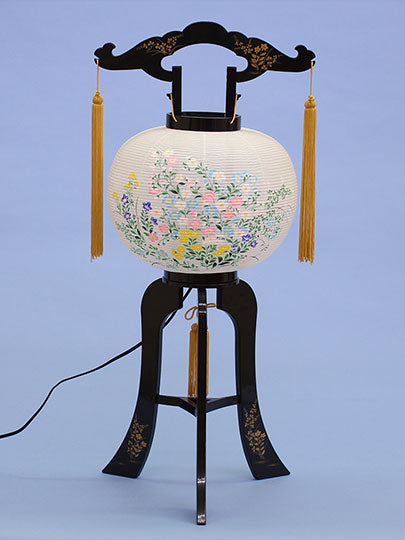 盆提灯大内行灯 回転行灯 しのか9号(菊づくし)