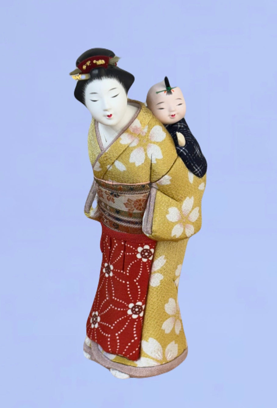 木目込み人形 No_t1631　おねんね