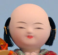 木目込み雛人形 葵五人囃子　顔