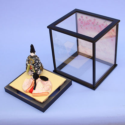 木目込み雛人形ケース入り寿鳳作源氏　開く