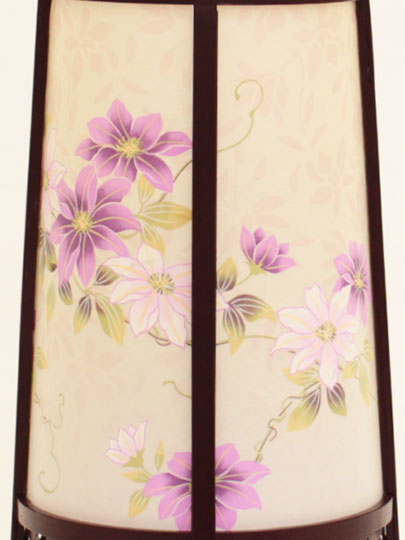 インテリア盆提灯 竹蘭6号(鉄仙)　高さ47cm　ズーム