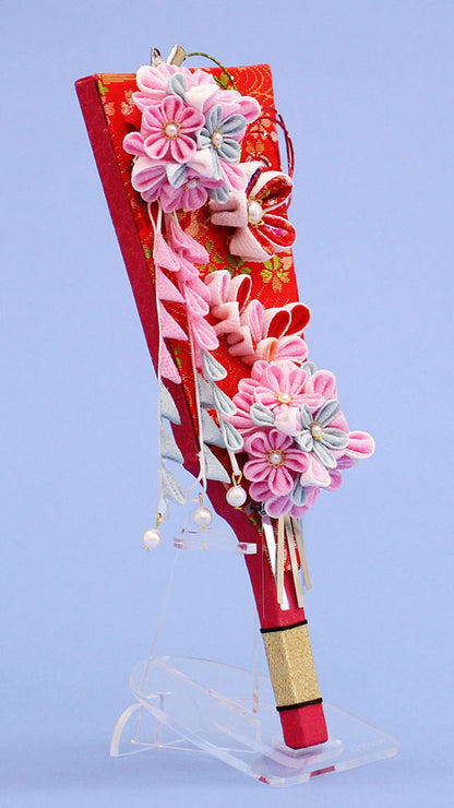 JUHO-TOUGEI 髪飾り羽子板 ポップ　アクリルスタンド付き　右から