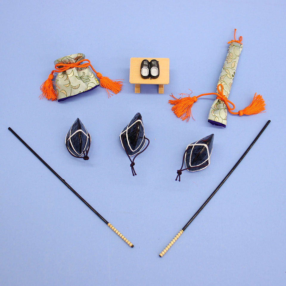 雛人形の持ち物、小道具　三人仕丁 ④小十番小道具セット