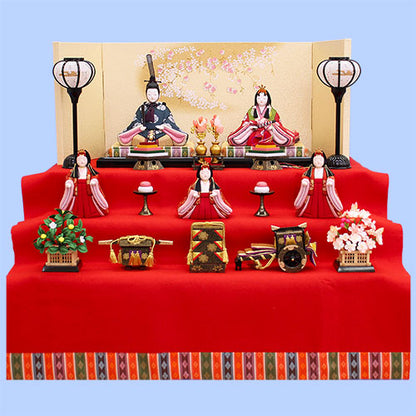 雛人形用桜橘 高さ10.5cm15号麗