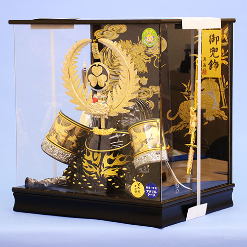 Boy's Day Doll kabuto Case Decoration Height 52cm Tokugawa Ieyasu kabuto Acrylic
