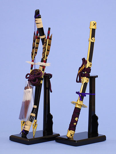 五月人偶配件，弓与剑套装单独出售，13号敬昌