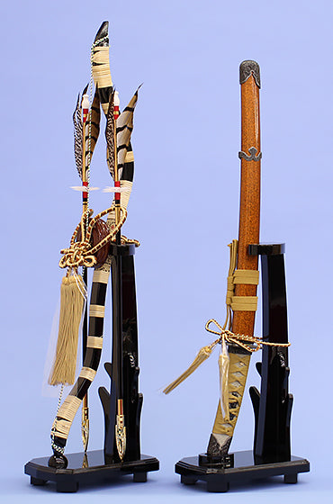 五月人偶配件，弓与剑套装，单独出售，25号，飞鸟