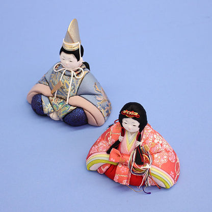 木目込み雛人形 No130 春日雛　横から